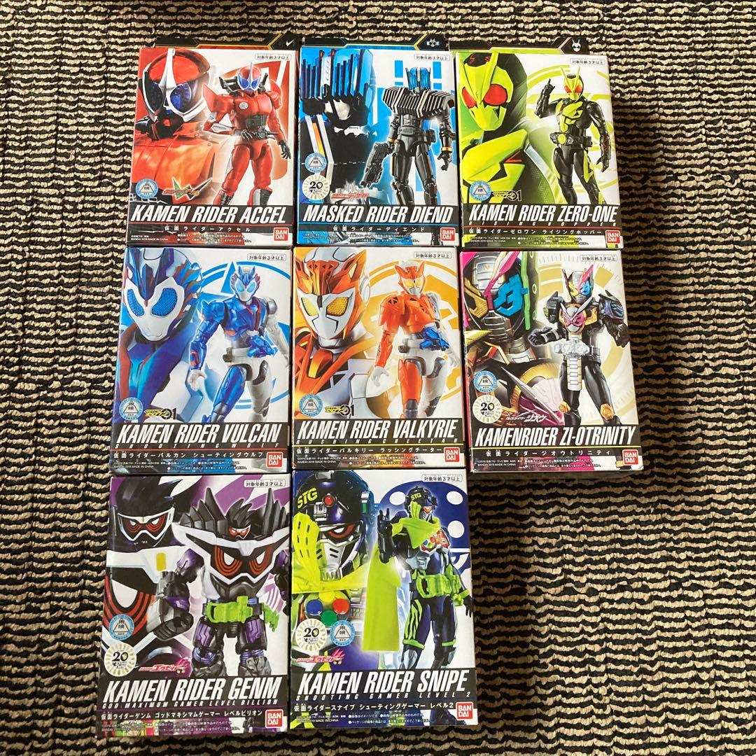 仮面ライダー フィギュアセット 8体