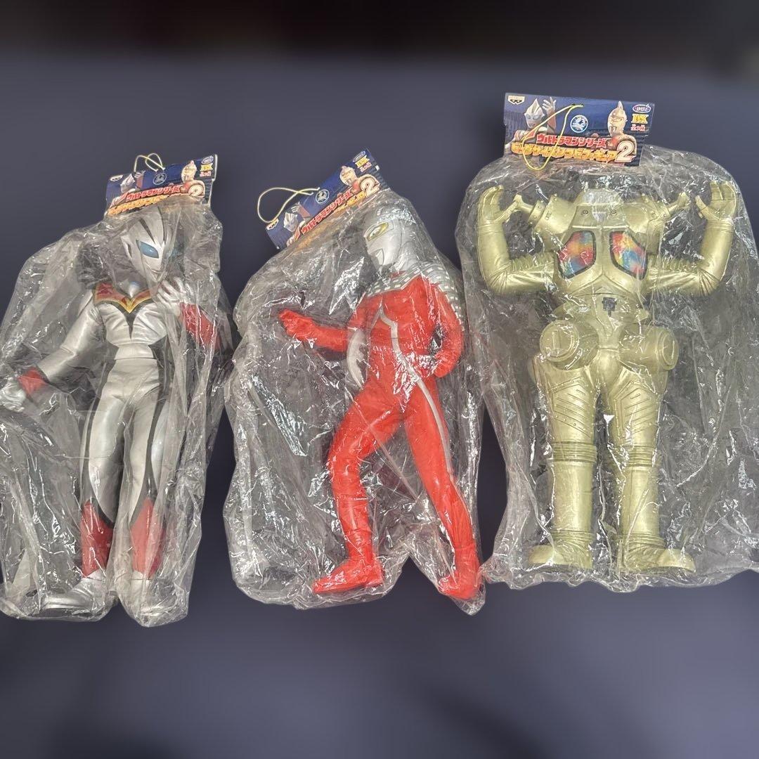 ウルトラマンシリーズ ビッグサイズソフビ フィギュア2 全3種セット