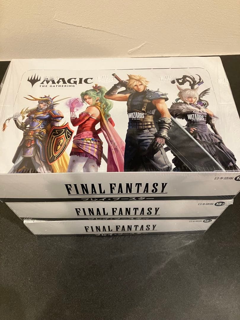 ファイナルファンタジー プレイブースター3BOX　日本語版 シュリンク付　①