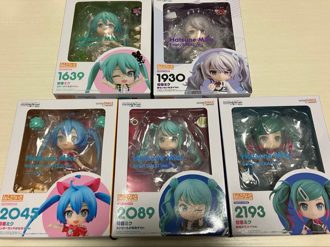 ねんどろいど プロジェクトセカイ ミク 5点セット