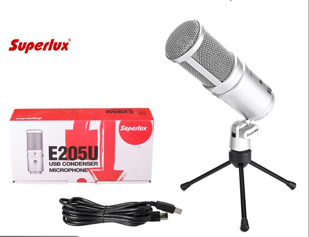 Superlux E205U USBコンデンサーマイク