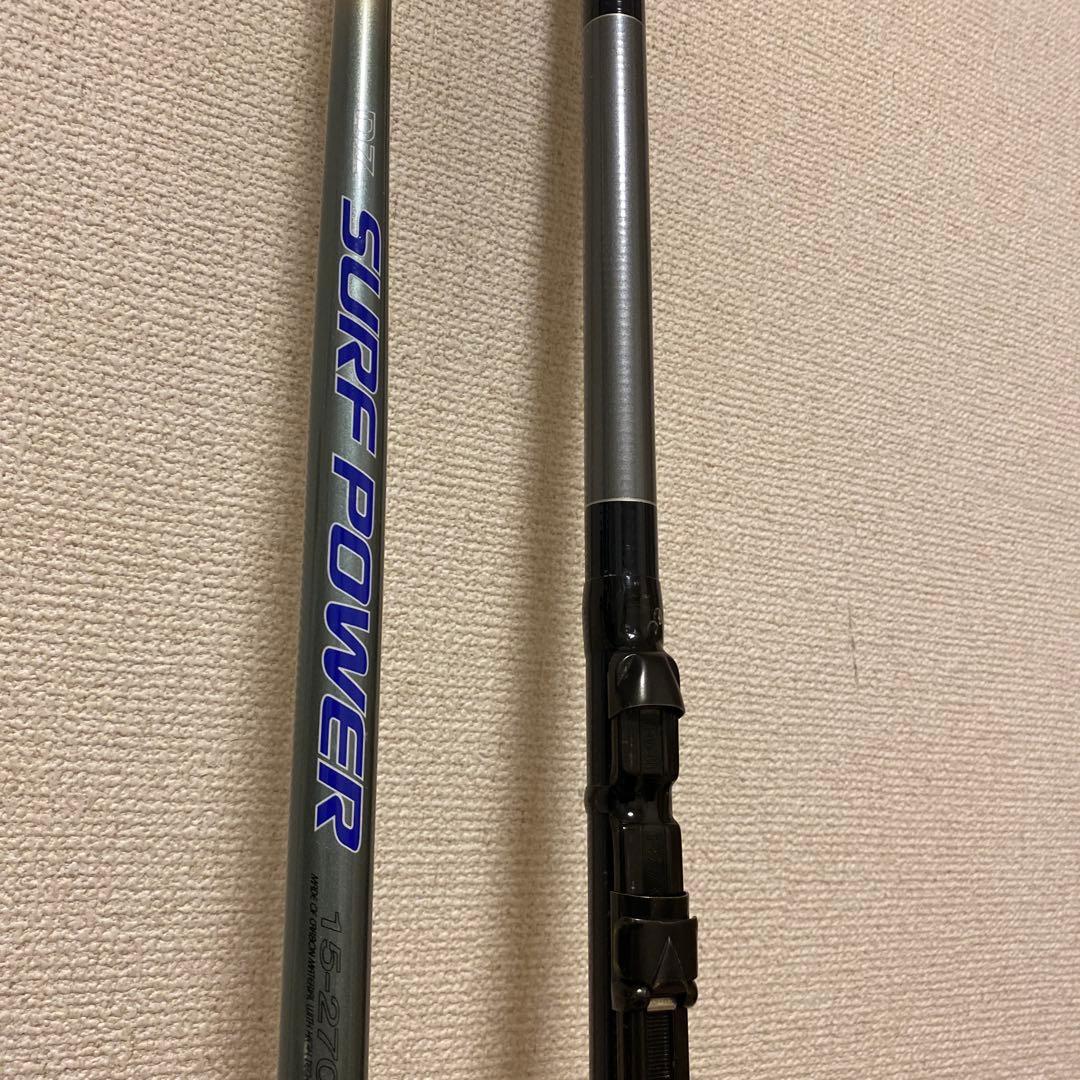 メーカー品　シマノホリデースピン、ダイワDZサーフパワー、第一精工サーフ三脚￼