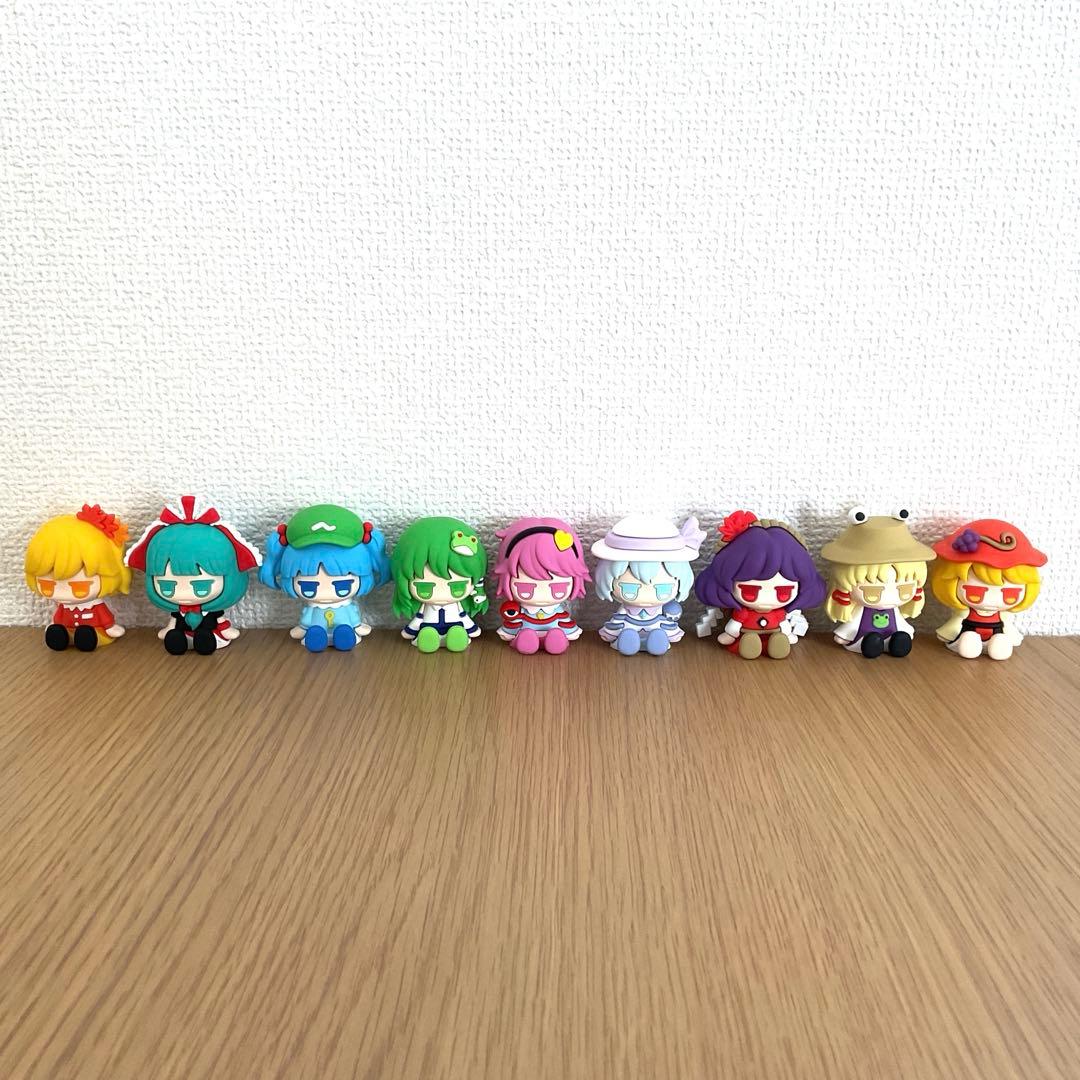 東方Project じとっと JITOT ラバーフィギュア 9種セット