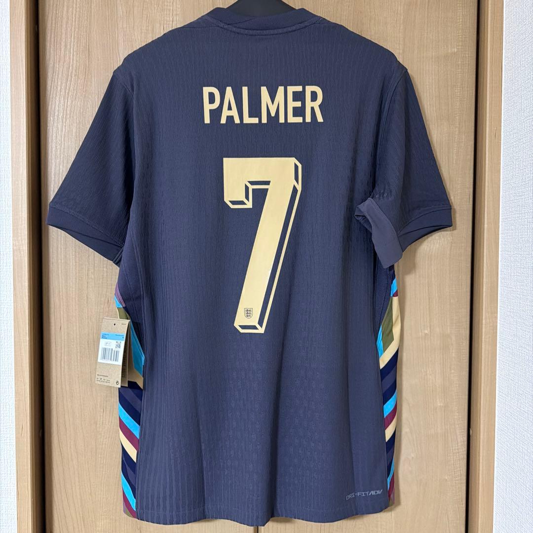 イングランド代表 パーマー #7 オーセンティックユニフォーム アウェイ M