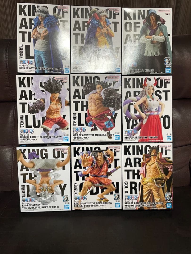 ワンピースフィギュア　キングオブアーティスト　9点セット　まとめ売り　新品未開封