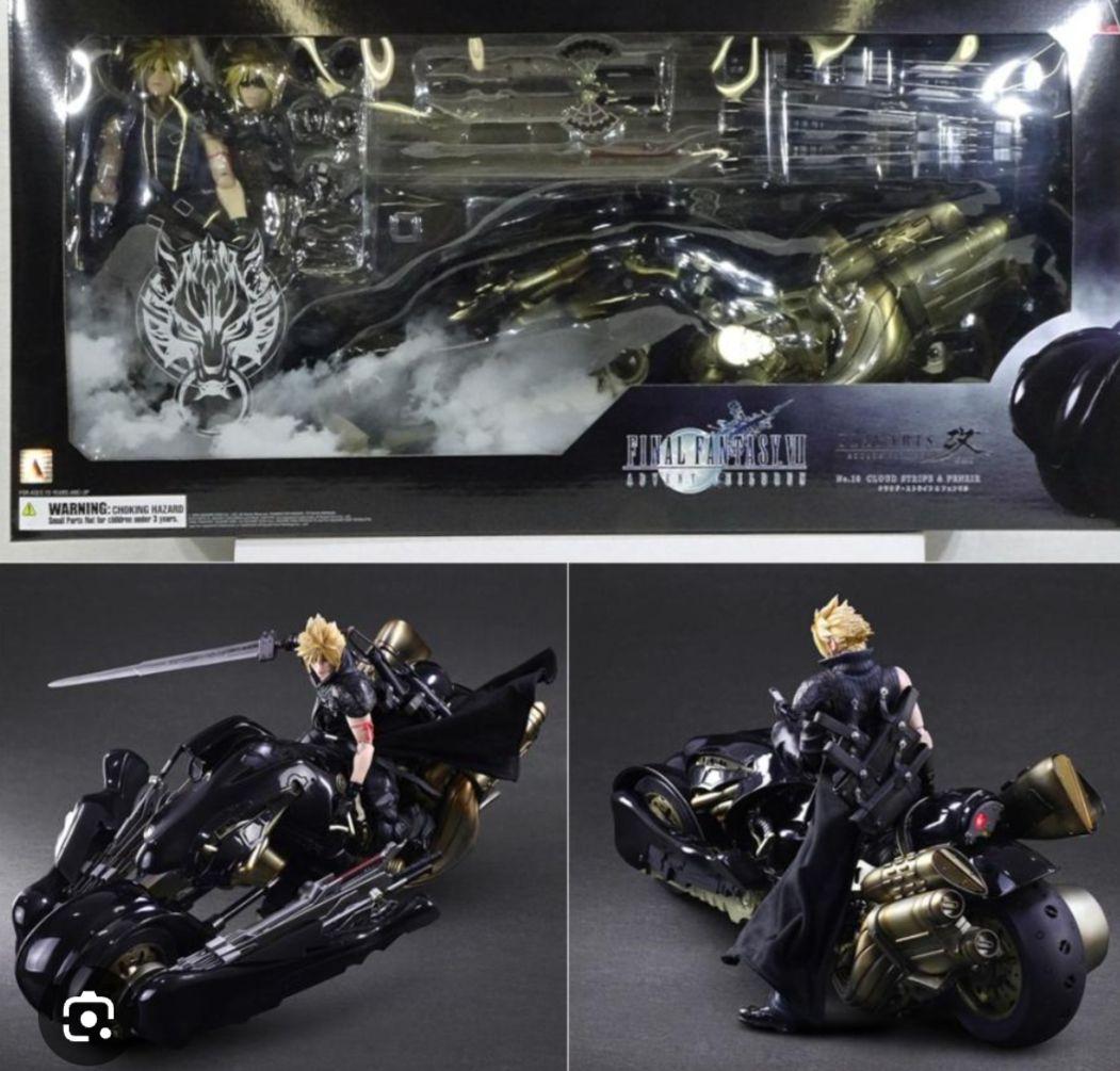 プレイアーツ改 クラウド・ストライフ&フェンリル　フィギュア【売り尽くし価格！】