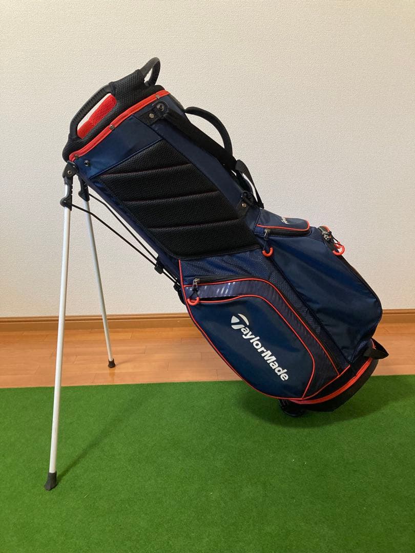 TaylorMade スタンドバッグ ネイビー/オレンジ
