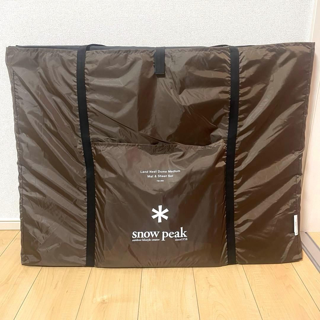 【美品】スノーピーク　ランドネストドーム m マットシートセットTM-260