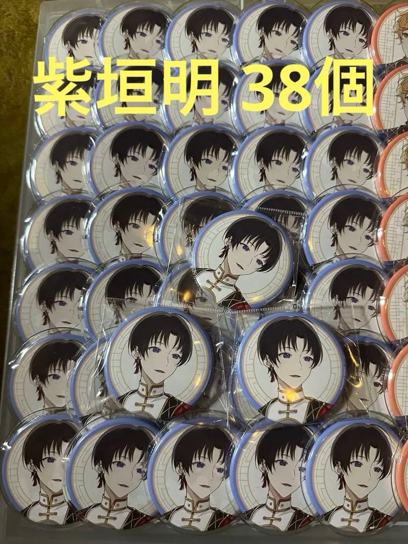 アオペラ 缶バッジ 紫垣 明 38個