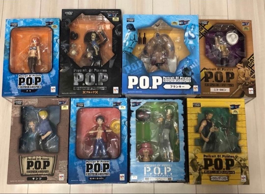 ワンピース P.O.P 麦わら海賊団 初期Ver 8体セット