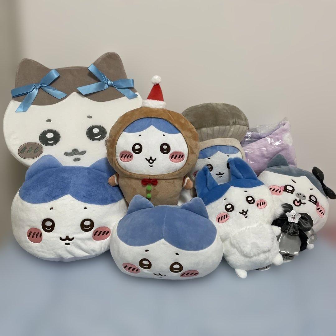 ちいかわ　ジンジャーマン　ぬいぐるみ　ブランケット　低反発クッション