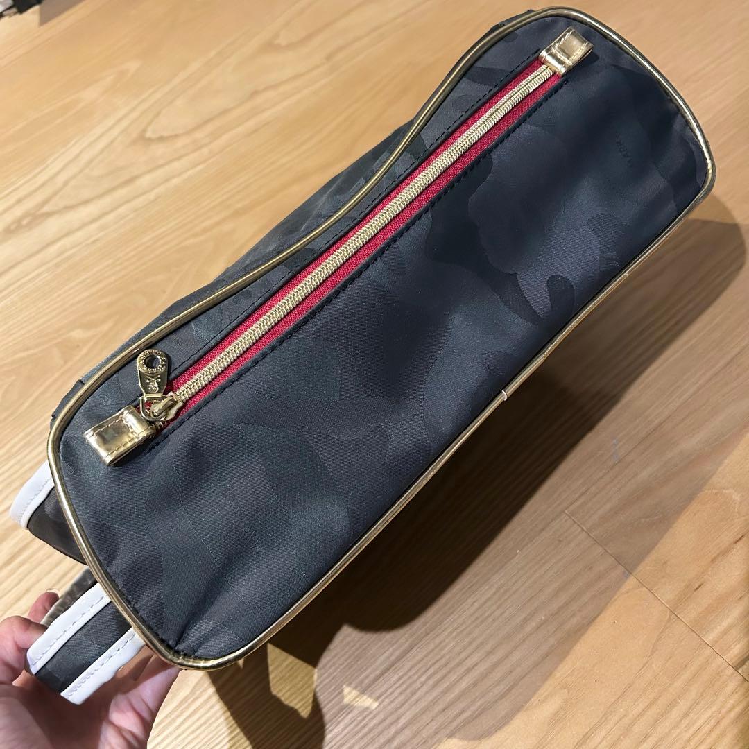 MARK & LONA マークアンドロナ 迷彩 シューズバッグ 靴入れ スカル