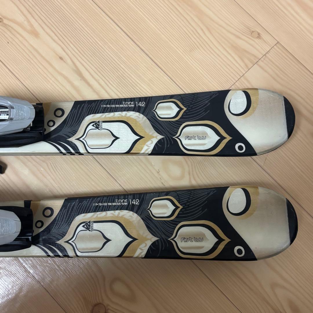 K2 ケーツー　スキー板　First Luv 142㎝　レディース マーカー