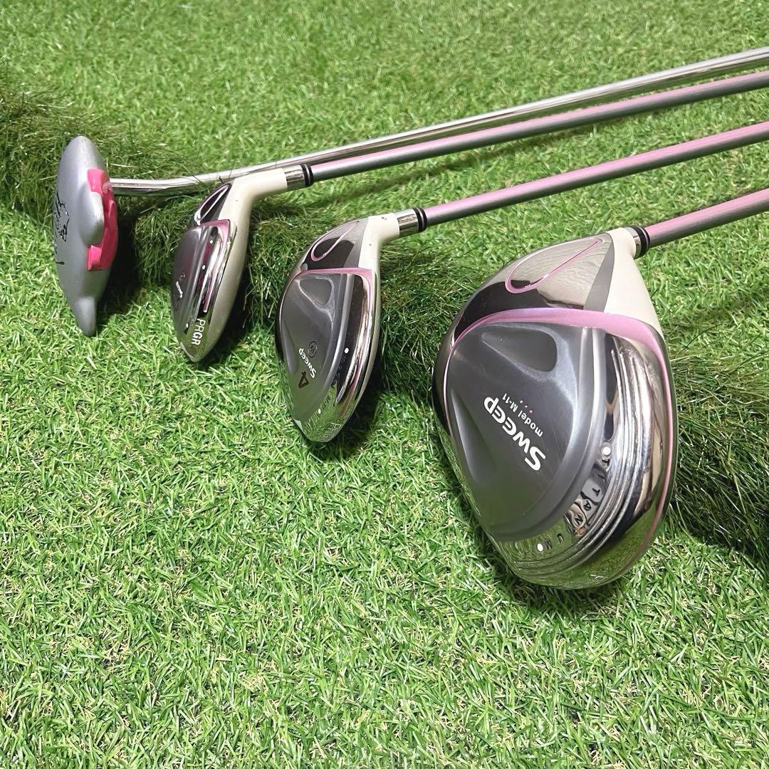 PRGR TOURSTAGE CL 可愛いレディースゴルフクラブ豪華11本セット