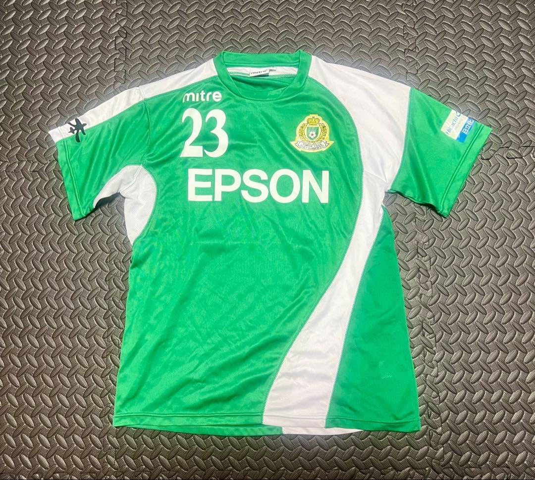 松本山雅　mitre レトロ　レアなサッカーシャツ 背番号23 サイズＬ