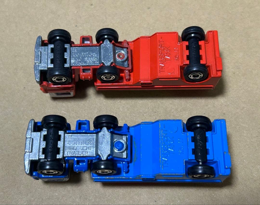 日本製 トミカ 日野 セミトレーラー タンクローリー 2台セット
