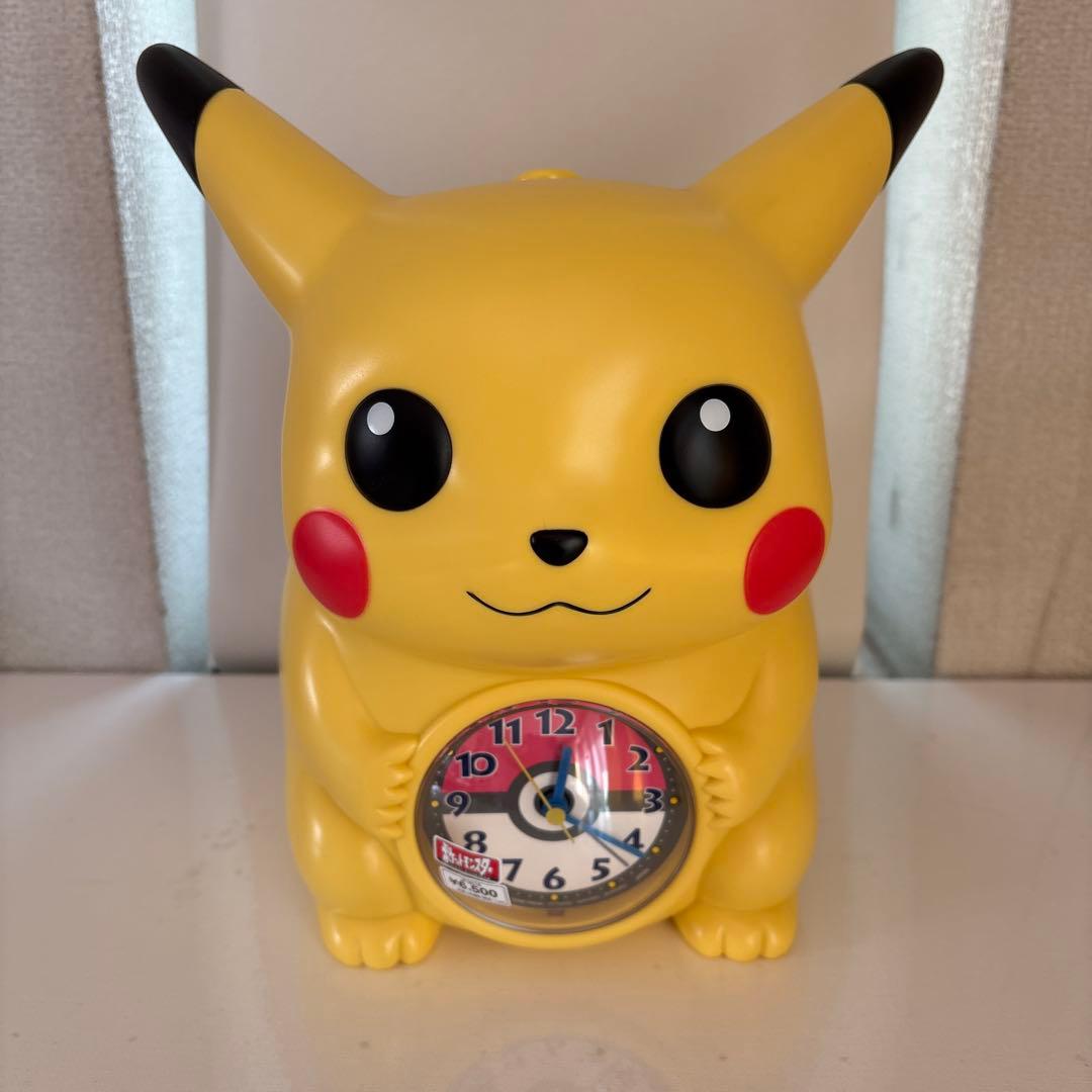 レア　ポケモンピカチュウ 目覚まし時計 任天堂　セイコー