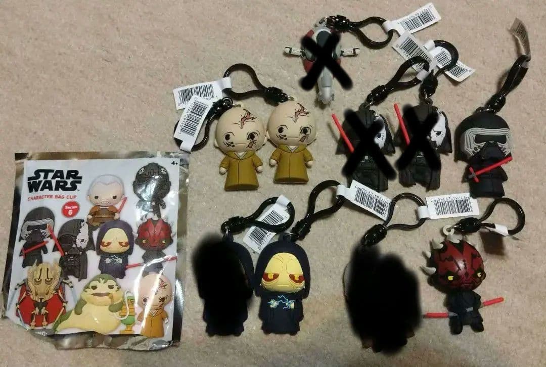 スター・ウォーズ アクリルキーホルダーセット