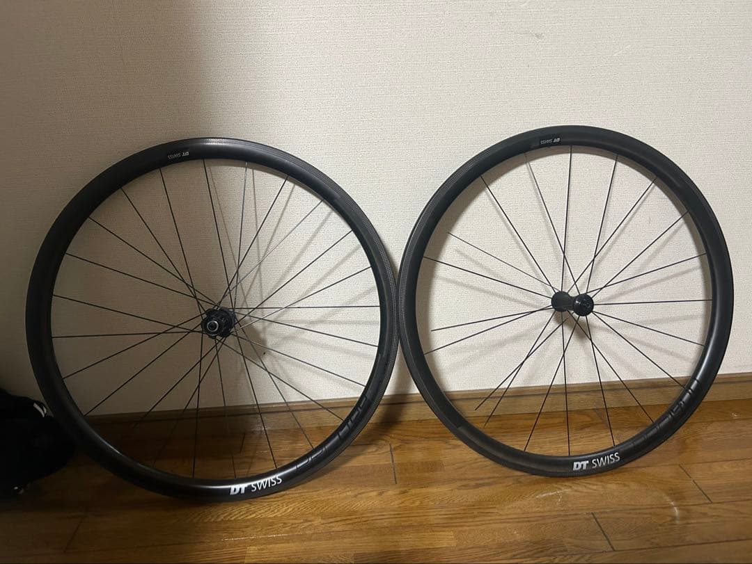 dt swissスプラインPRC1400カーボンホイールセットフロントジャンク