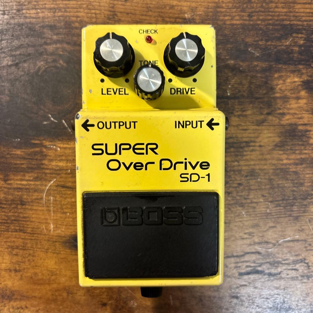 エレキマン BOSS SD-1 1981年5月製　NEC4558C
