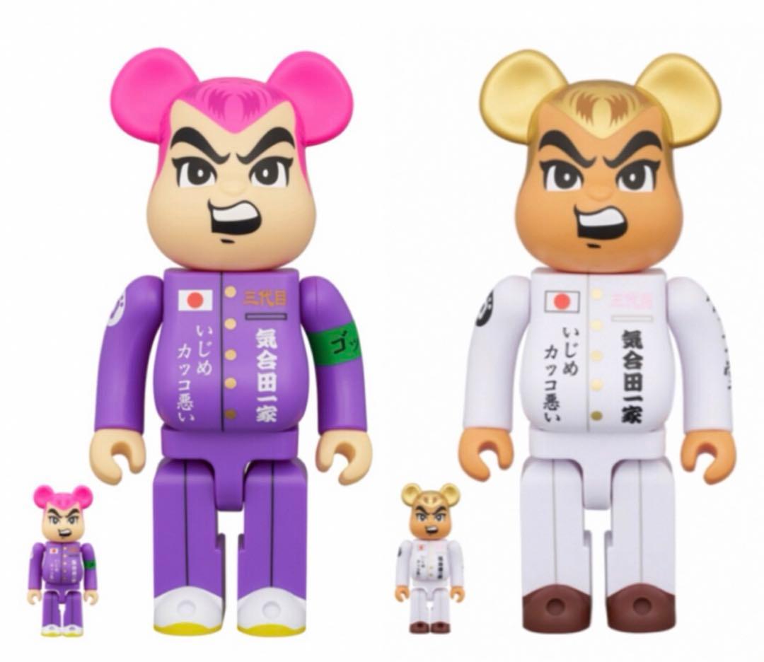 BE@RBRICK 気合田くん 2 & 3 100％ & 400％