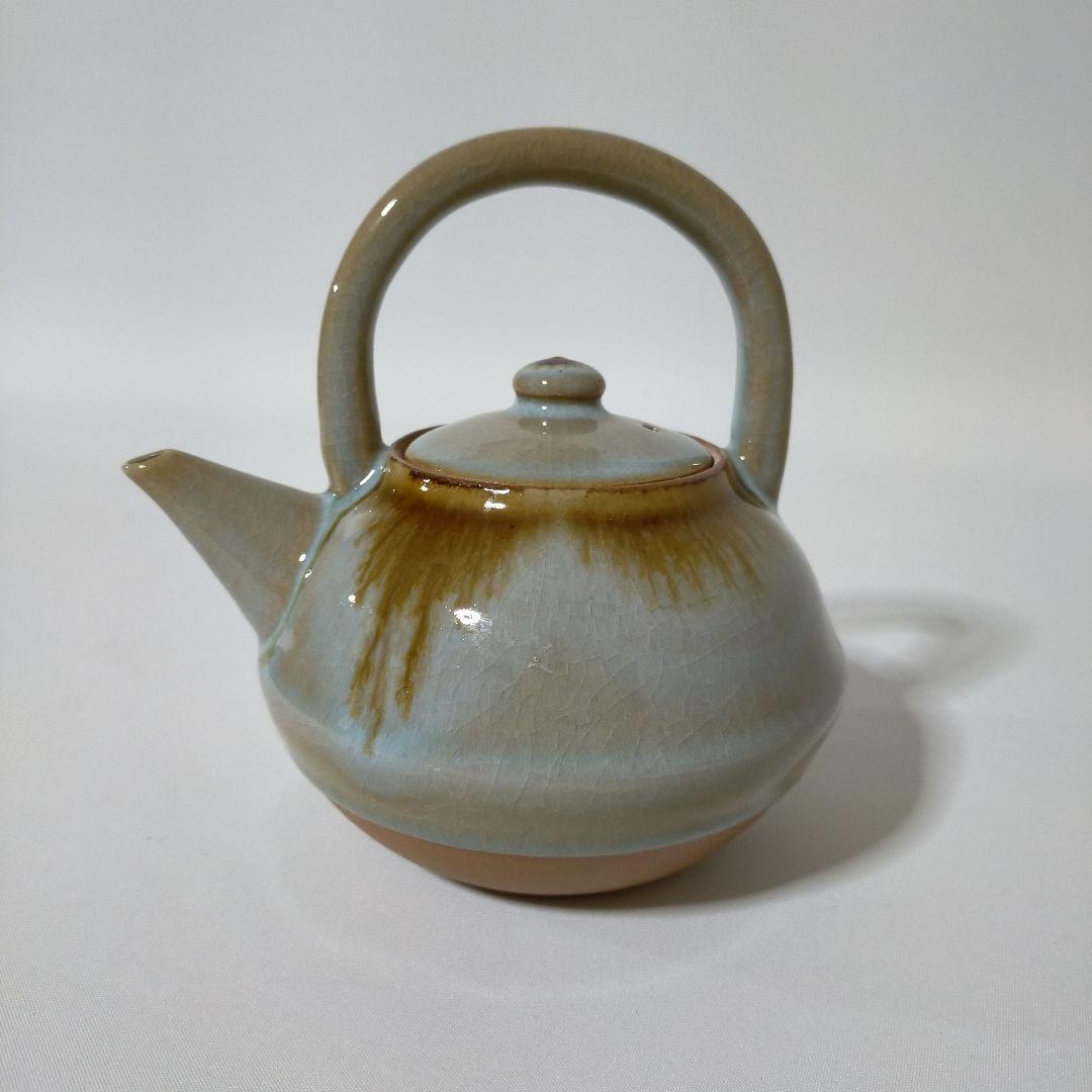 煎茶道 土瓶桂山作01 ボーフラ 湯沸かし 桂山窯