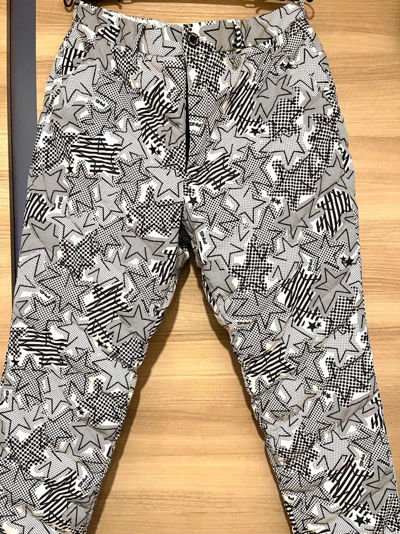 極美品 PING 中綿ブルゾン L パンツ M セットアップ 総柄 白 星 ロゴ