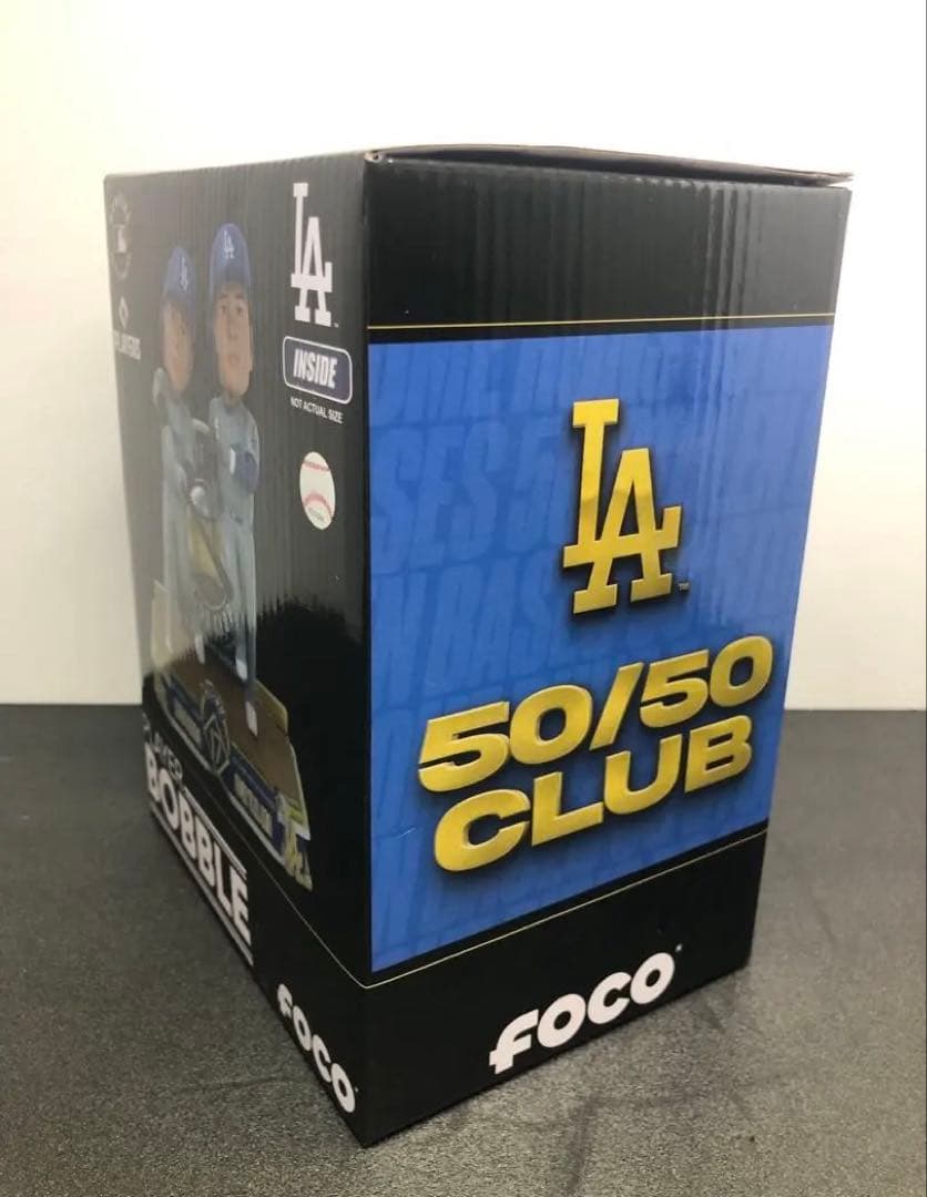 【大谷翔平】50本塁&50盗塁 ミニボブルヘッド 限定550個 新品 ドジャース