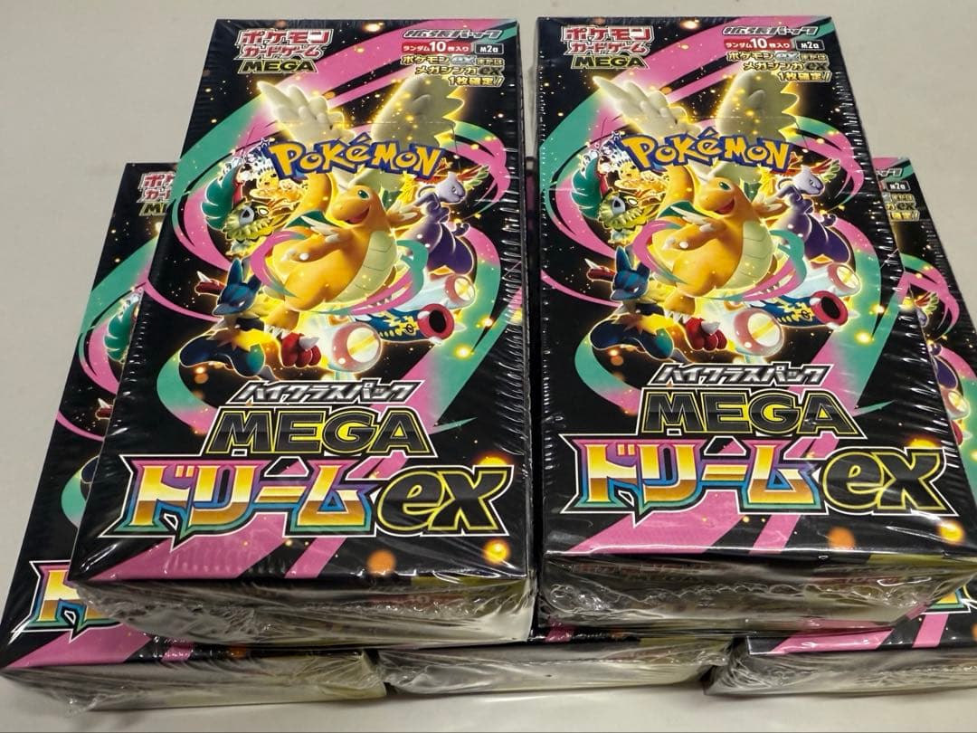 ポケカMEGAドリームex シュリンク付　5BOX