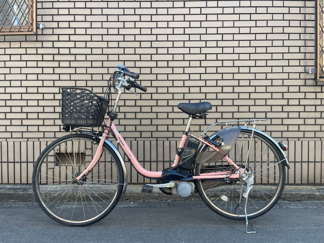 8.9ahパナソニック中古電動アシスト自転車26インチ