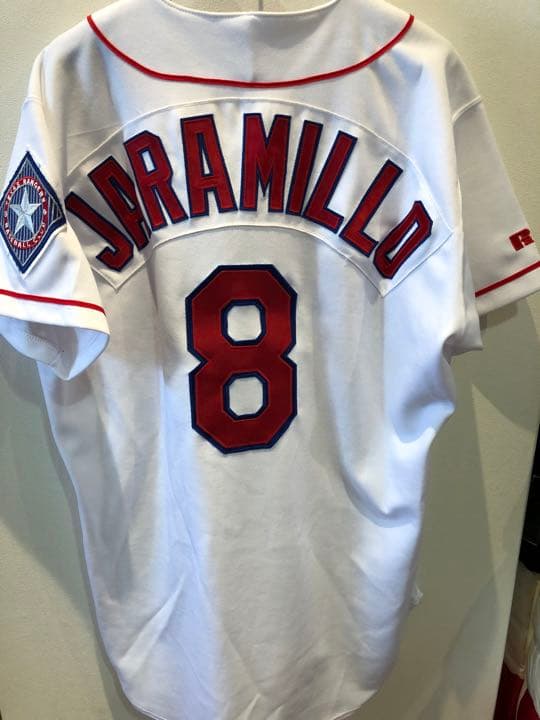 【1月SALE】MLB ジャラミロ実使用ユニフォーム　テキサスレンジャース