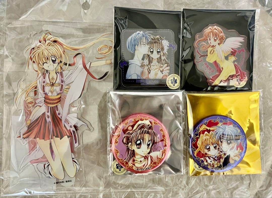 りぼん カフェ 神風怪盗ジャンヌ アクスタ 缶バッジ アクリルステッカー