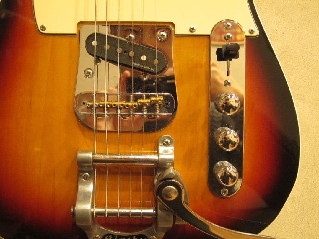 カスタムテレキャスター　bigsby装着　FENDER純正ネック　フロントハム