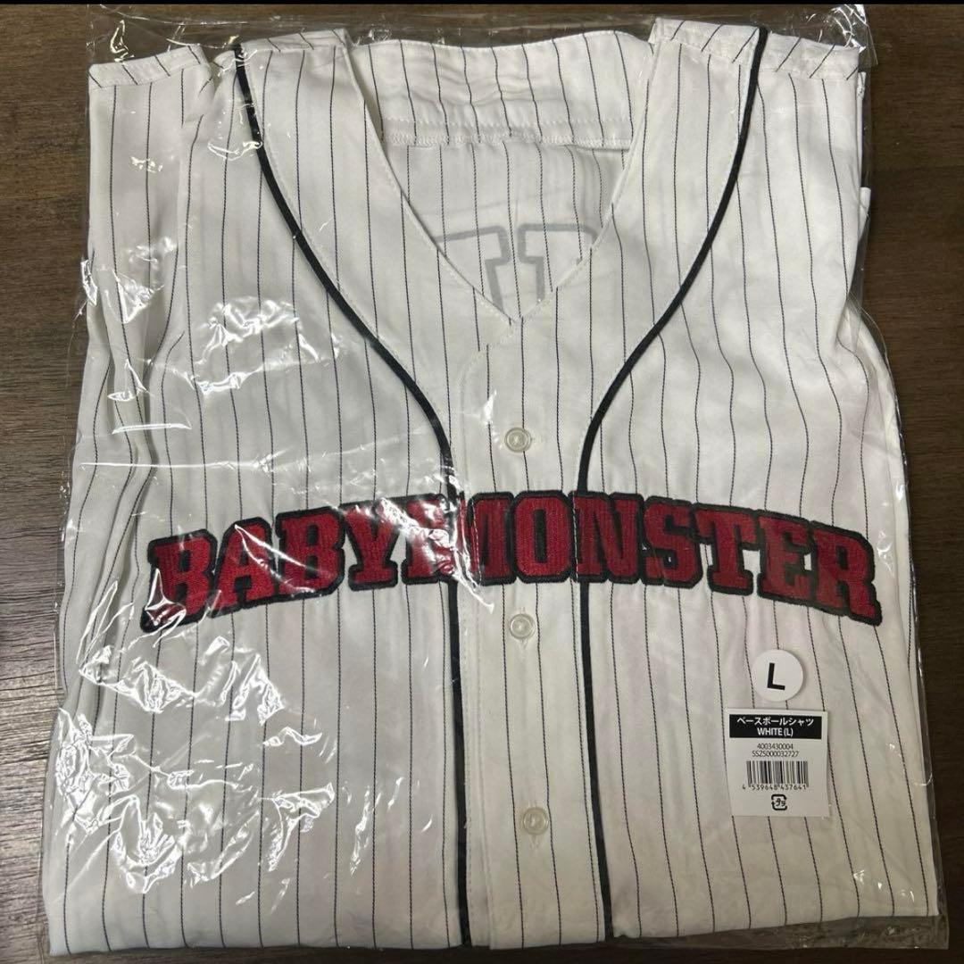 BABYMONSTER ベースボールシャツ　WHITE