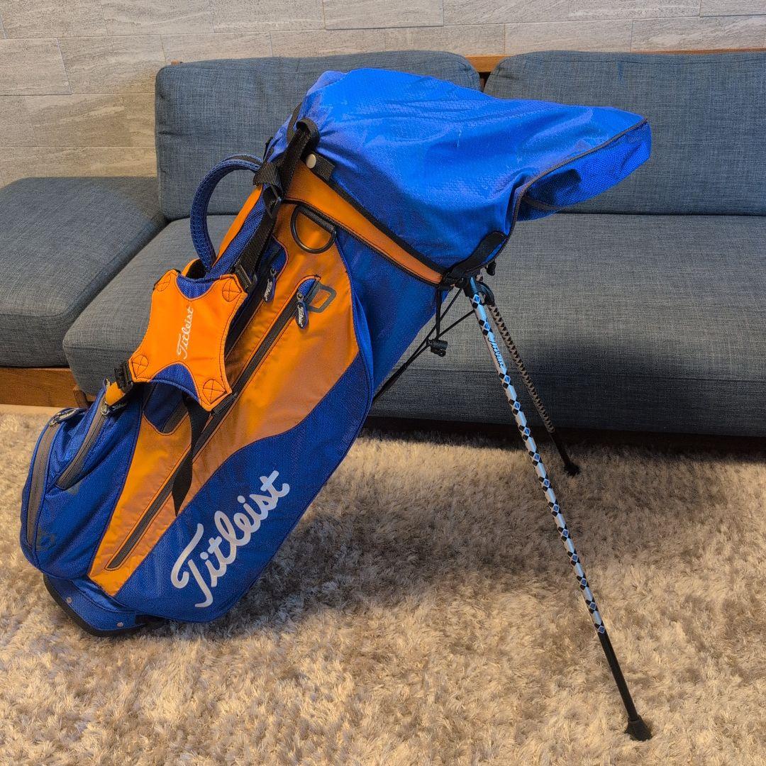 お値下げ！！ハワイ限定／Titleist　スタンドゴルフバッグ 青/オレンジ
