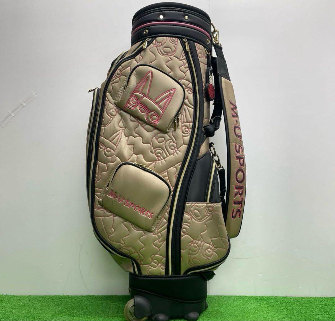 M.U SPORTS エムユースポーツ　ゴルフバッグ　9インチ　中古品