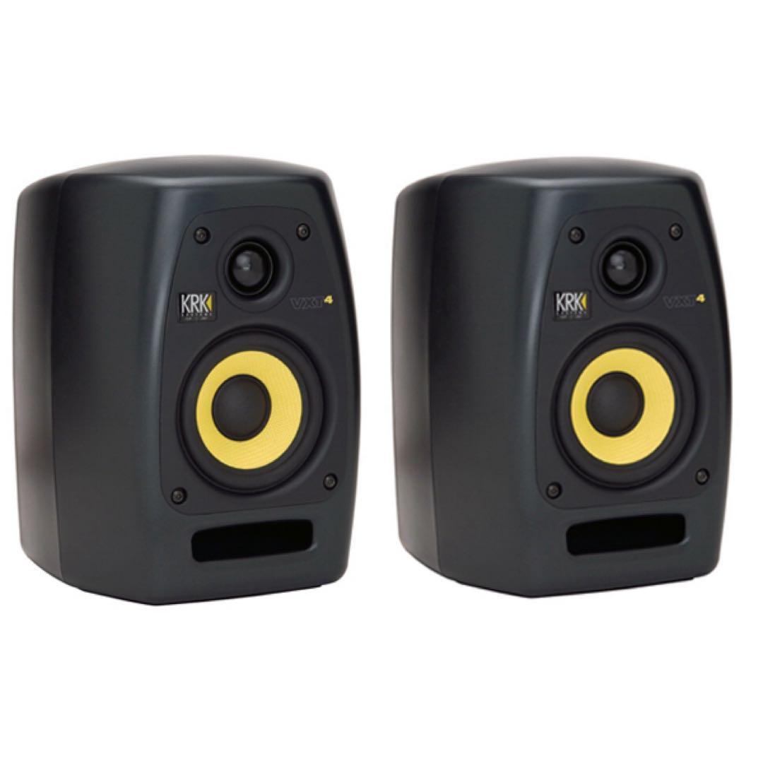 KRK VXT4 ペア モニタースピーカー 正常動作 美品 低音クリア