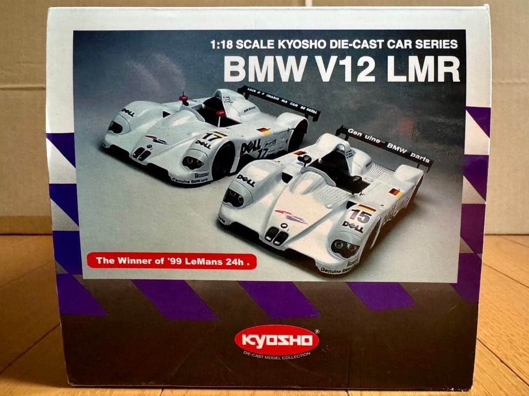 京商 1/18  V12 LMR 1991年ル・マン優勝車 エンジン付き