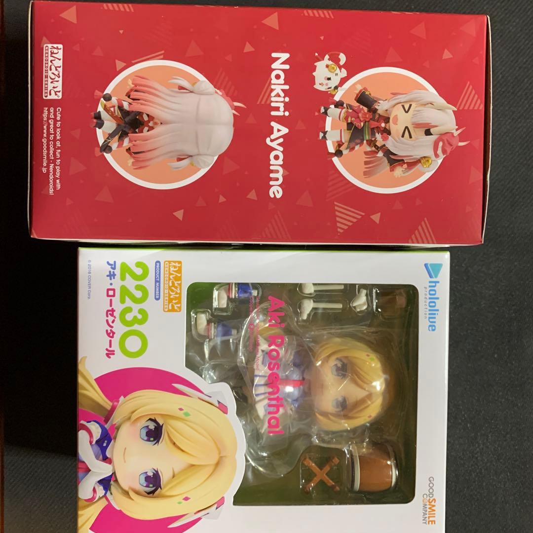 ホロライブ　ねんどろいど 2体セット　アキロゼ　百鬼あやめ