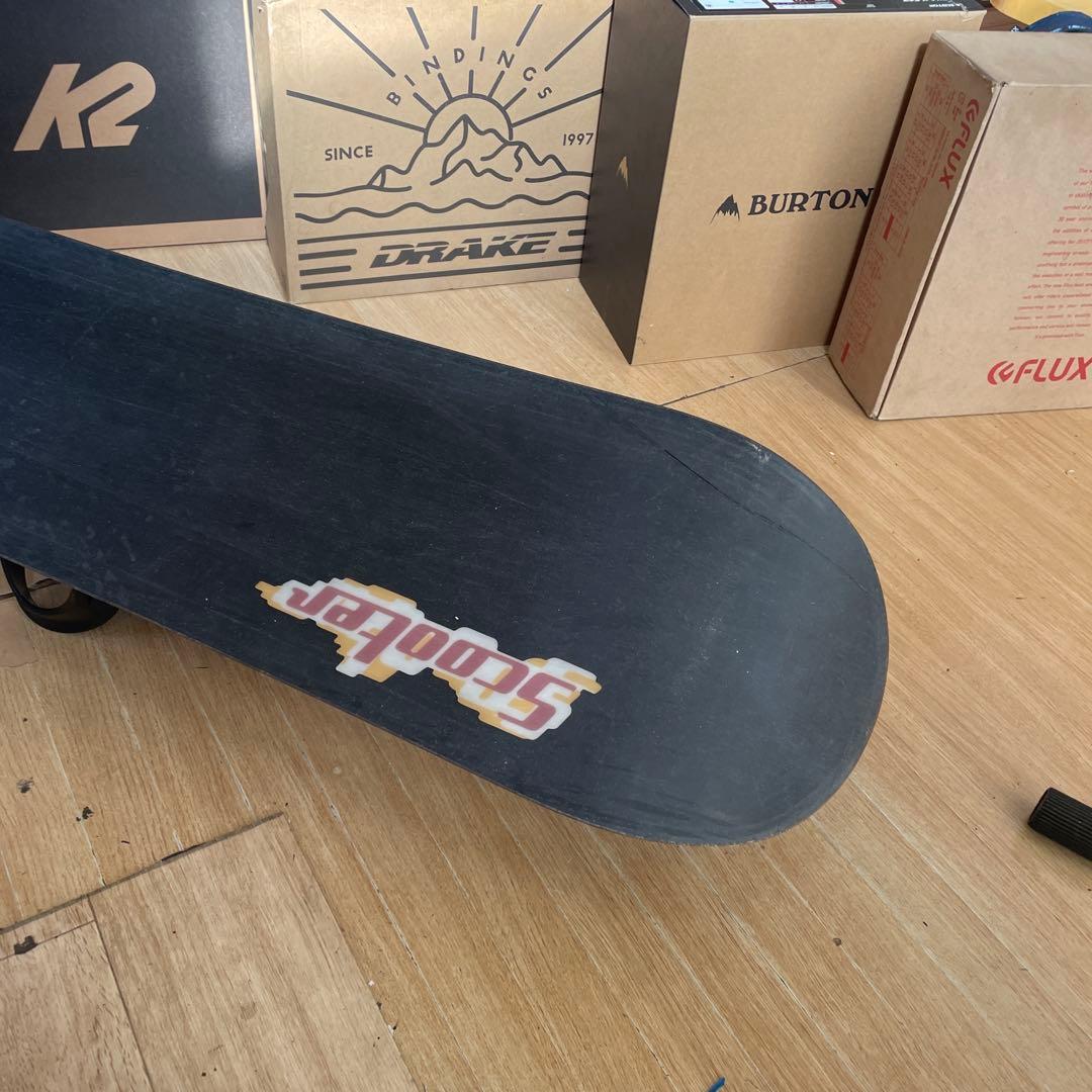 SCOOTER　名作DL　良質国産スノーボードセットOGASAKA製　バイン付