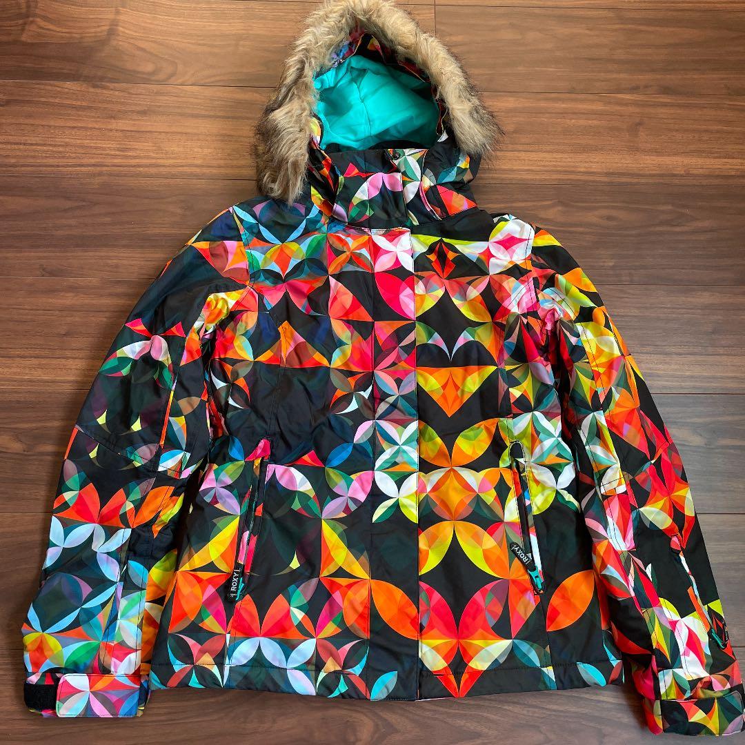 ♡ROXY♡幾何柄スノーボードウェア上　ボルコム ロキシー　スノボ　スキー