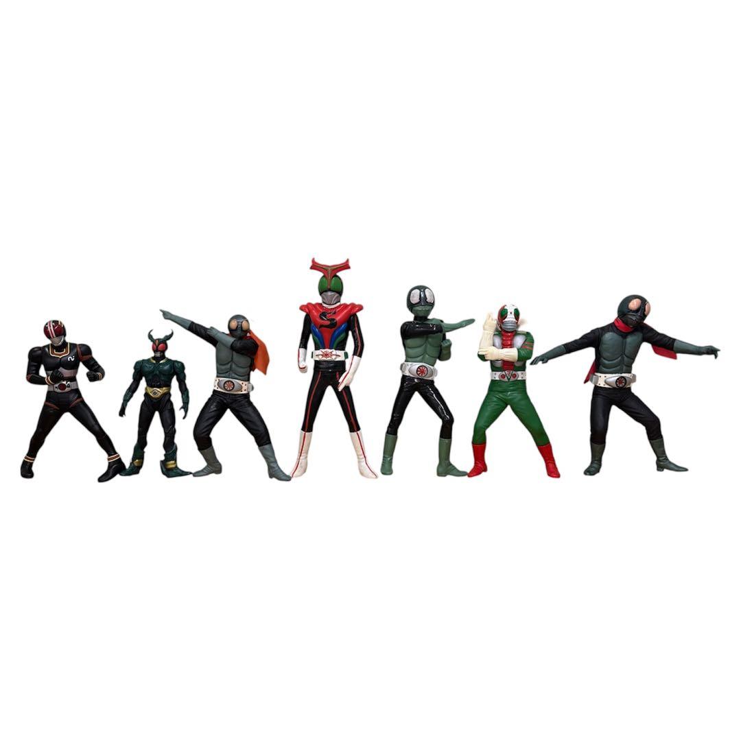 仮面ライダー ビッグサイズソフビ　フィギュア 7体セット　まとめ売り