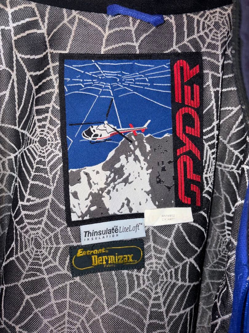 スキー Spyder USA Ski board Jacket Blue