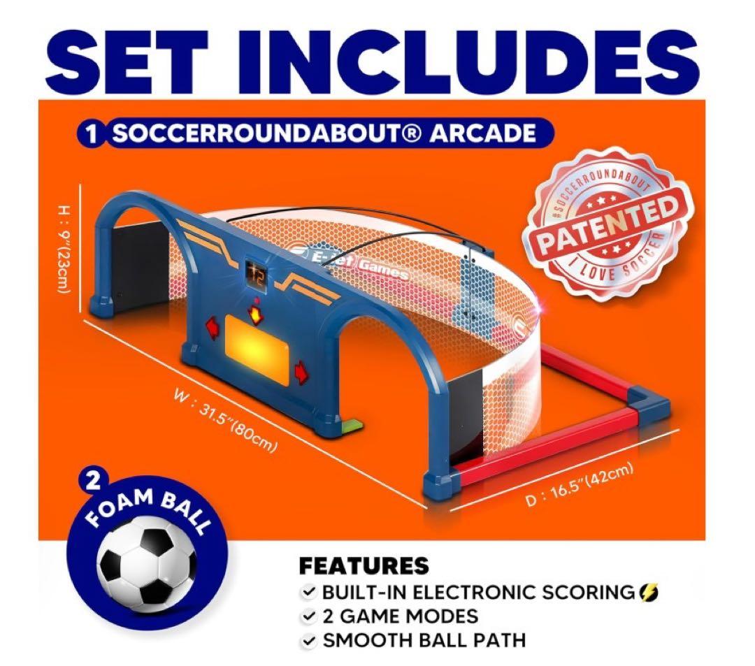 即日発送　クリスマスに　Soccer Roundabout® アーケードセット