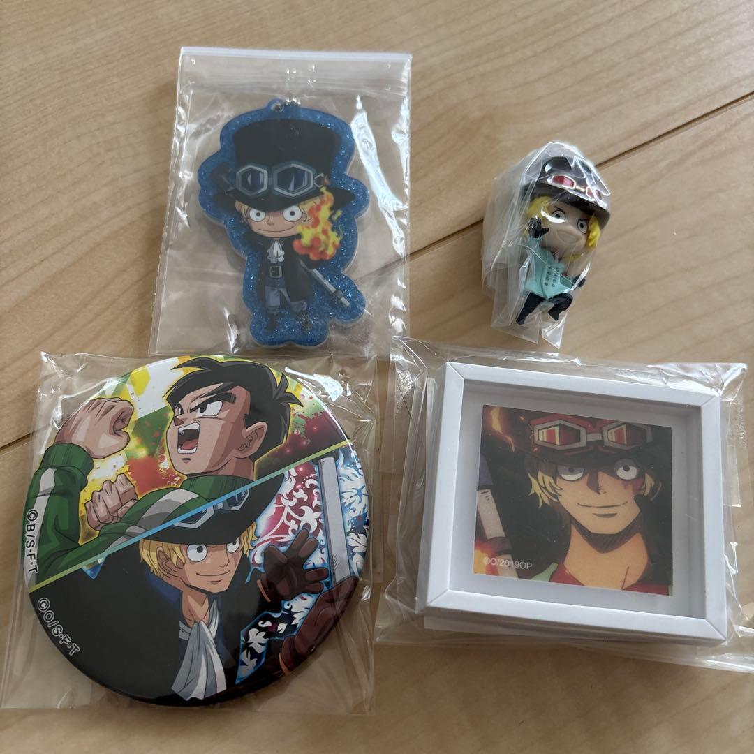 ONE PIECE ドラゴンボール 缶バッジ サボ 悟飯