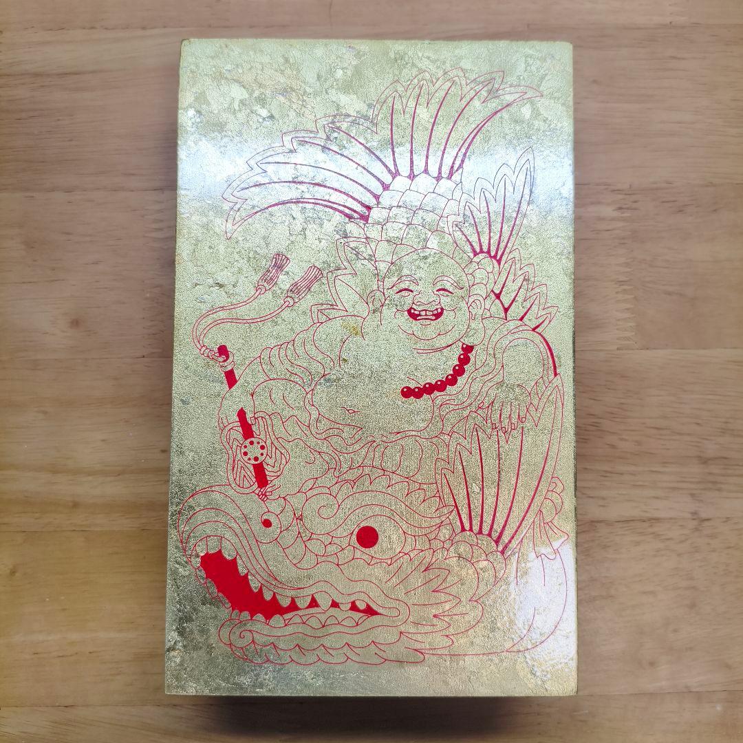​【本金箔】水晶院 宝当箱 四神・恵比寿 縁起物 お宝箱 ジュエリーケース　①