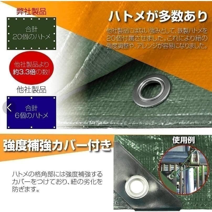 グリーンシート 防水 ブルーシート レジャーシート ビニールシート