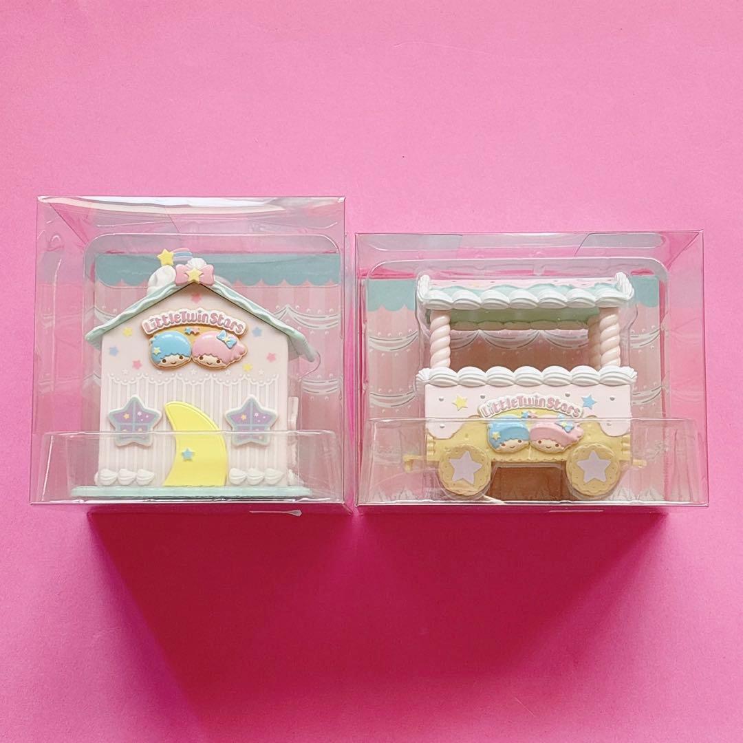 ♡キキララ リトルツインスターズ お菓子の家風小物入れ 汽車風 おかしのいえ♡