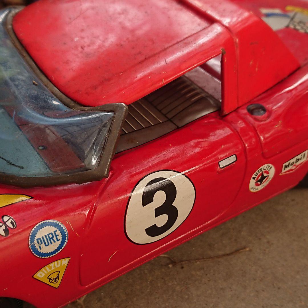 昭和40年代レッド ブリキ自動車 24 Heures Le Mans #3 昭和