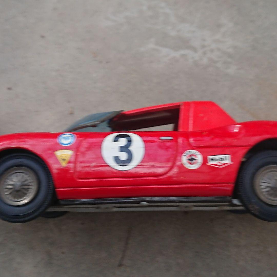 昭和40年代レッド ブリキ自動車 24 Heures Le Mans #3 昭和